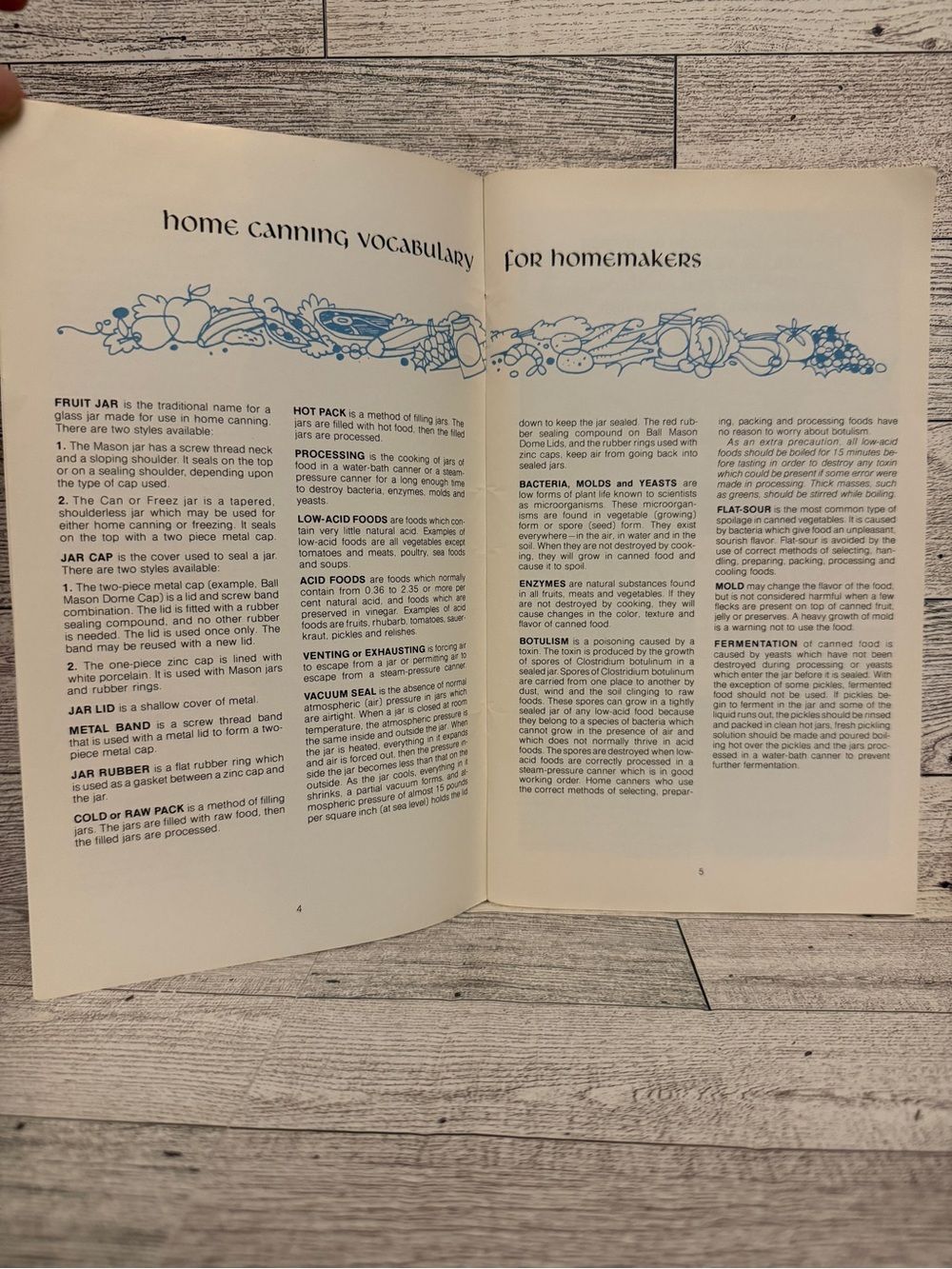 The Ball Blue Book Guide to Home Canning & Freezing 1972 29th Edition Paperback - Picture 6 of 16